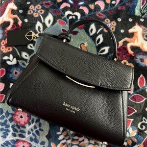 Kate Spade Black Leather Satchel